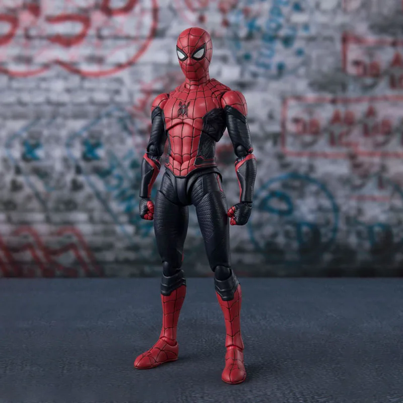 Оригинал BANDAI S.H.Figuarts Марвел Мстители паук-Man 2: Far to Home Человек-паук улучшенный