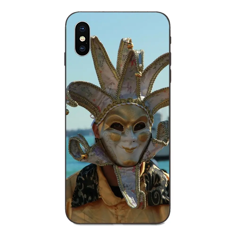 Чехол из ТПУ с модным маскарадным пром-маской для Xiaomi Redmi Note 3 3S 4 4A 4X 5 5A 6 6A 7 7A K20 Plus Pro S2 Y2 Y3.