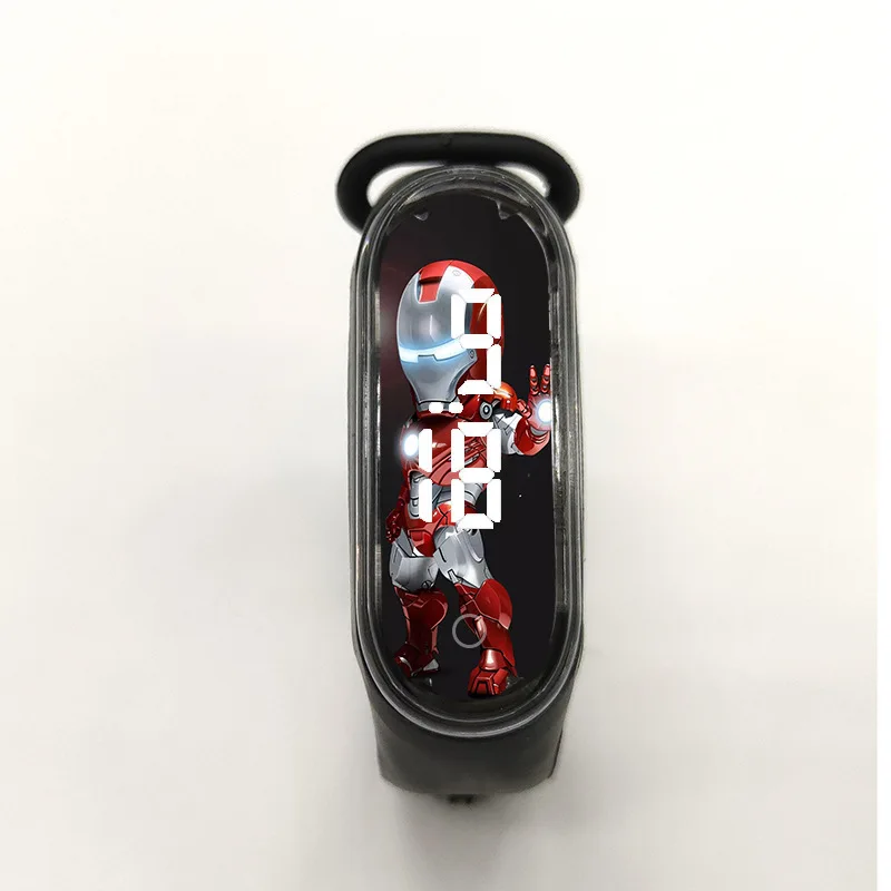 Детские сенсорные водонепроницаемые цифровые часы серии Disney Минни Микки