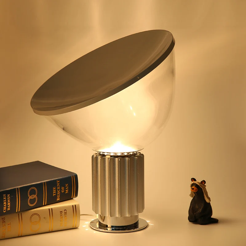 

Taccia Italian design Nordic modern crystal desk lamp radar desk Nightlight living room bedroom lighting decorative art lamp