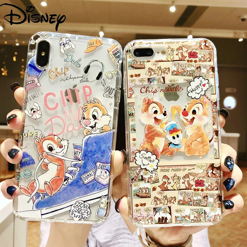 

Disney cartoon squirrel Kiki Titi phone case for iPhone11/11pro/11promax/6s/6plus/7/8p/xs/xsmax/se/xr/icouple phone cover