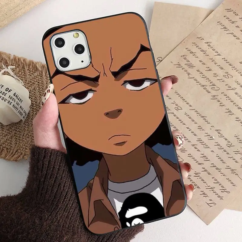 MaiyaCa Huey Freeman Boondocks Phone Case for iphone 13 11 12 pro XS MAX 8 7 6 6S Plus X 5S SE 2020 XR cover