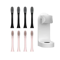 javemay x 3 sonic rechargeable electric toothbrush head tooth brush replacement headstravel boxtoothbrush holder