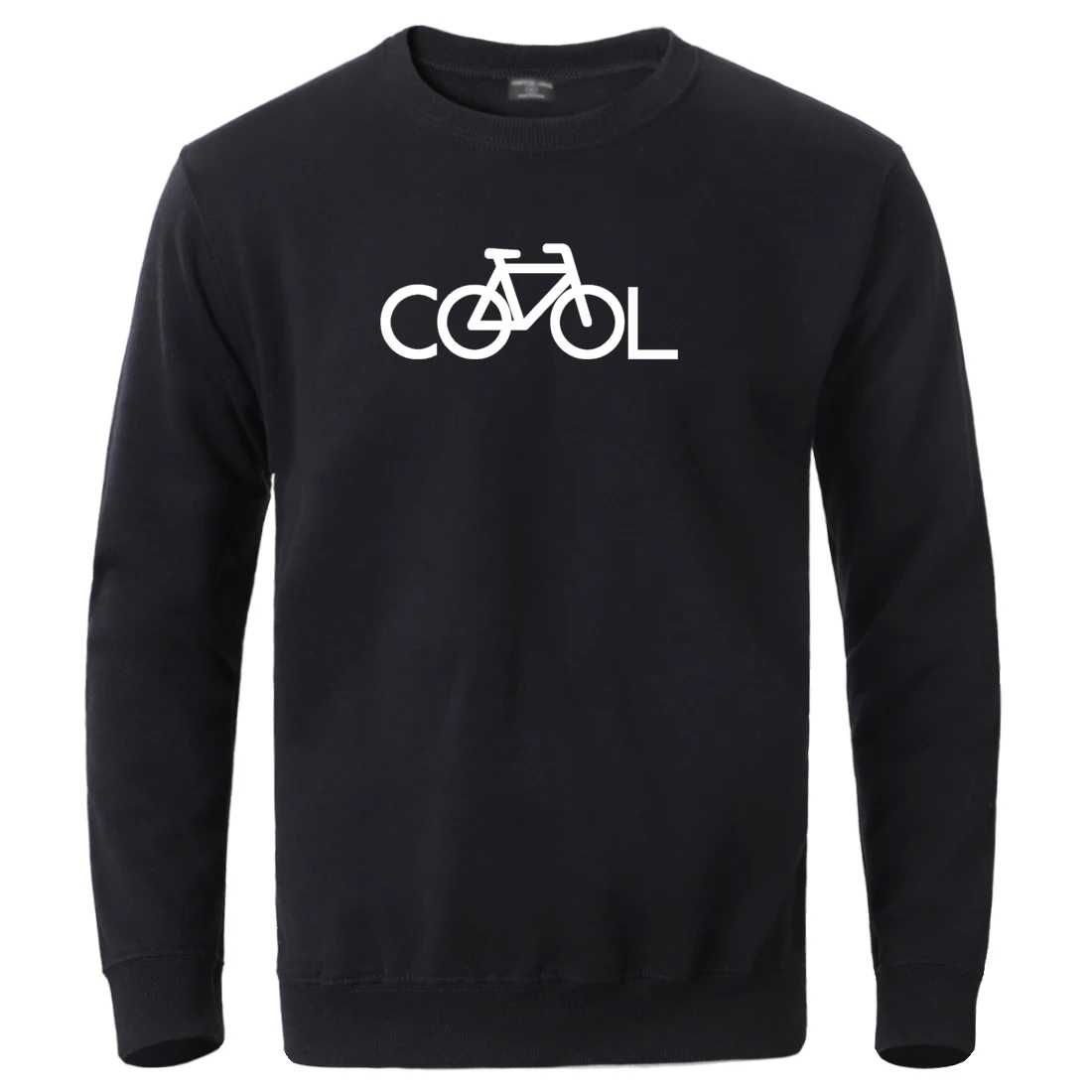 Свитшот мужской с длинным рукавом и круглым вырезом в стиле хип хоп|Мужские