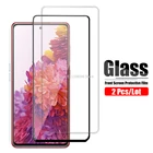 2 шт. закаленное стекло для Samsung Galaxy A02S A12 защита для экрана для Samsung S20 FE стекло A 12 02S Защитная пленка для объектива камеры
