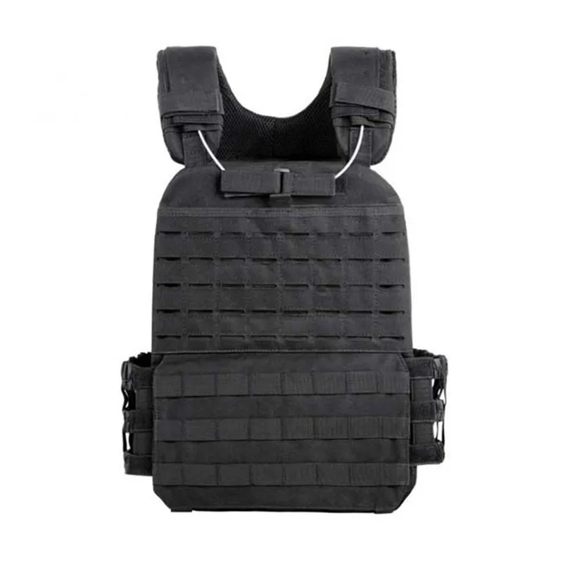 Black Военный Тактический Регулируемый Molle жилет нагрудная установка защитная пластина Перевозчик JPC Wargame страйкбол Пейнтбол Охота боевые жилеты - Цвет: Black