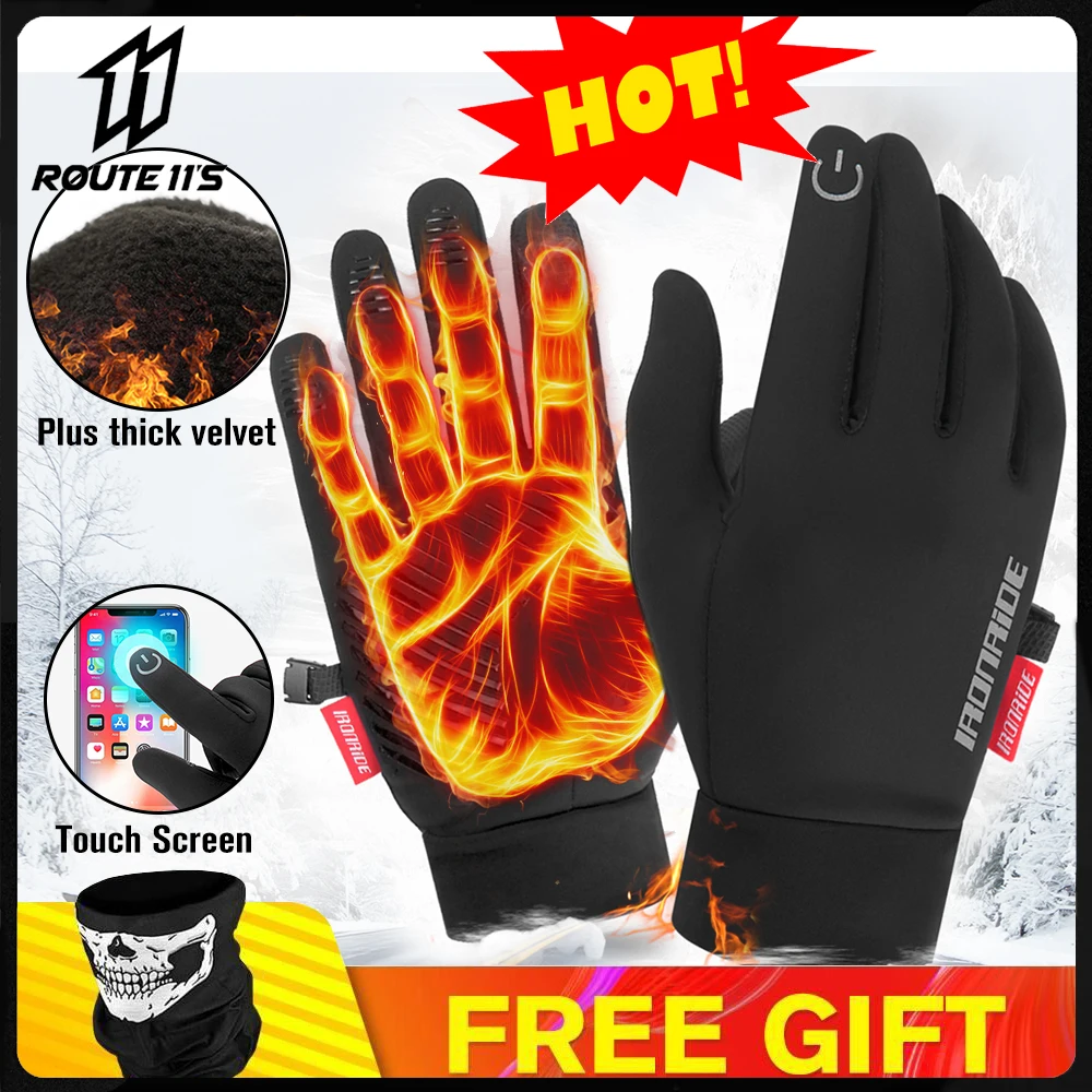 Aliexpress - Motorcycle Gloves Moto Gloves Winter Thermal Fleece Lined Winter Water Resistant Touch Screen Non-slip Motorbike Riding Gloves #