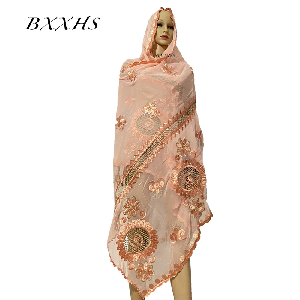 Женский шарф из 100% хлопка в африканском стиле мусульманский женский хиджаб шарфы