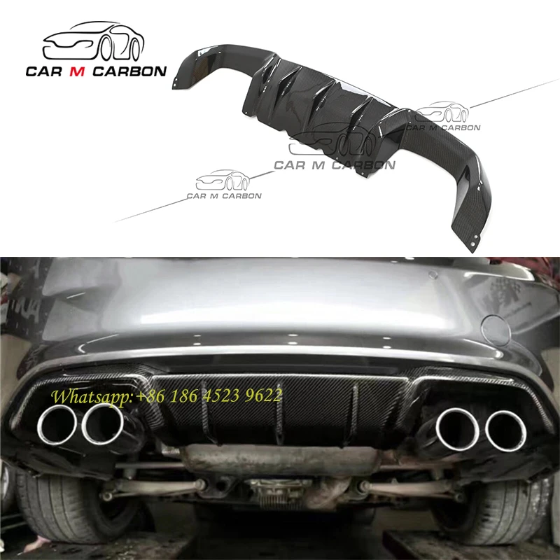 

F87 M2 MP дизайн углеродное волокно задний диффузор для M2 задний губ MP стиль