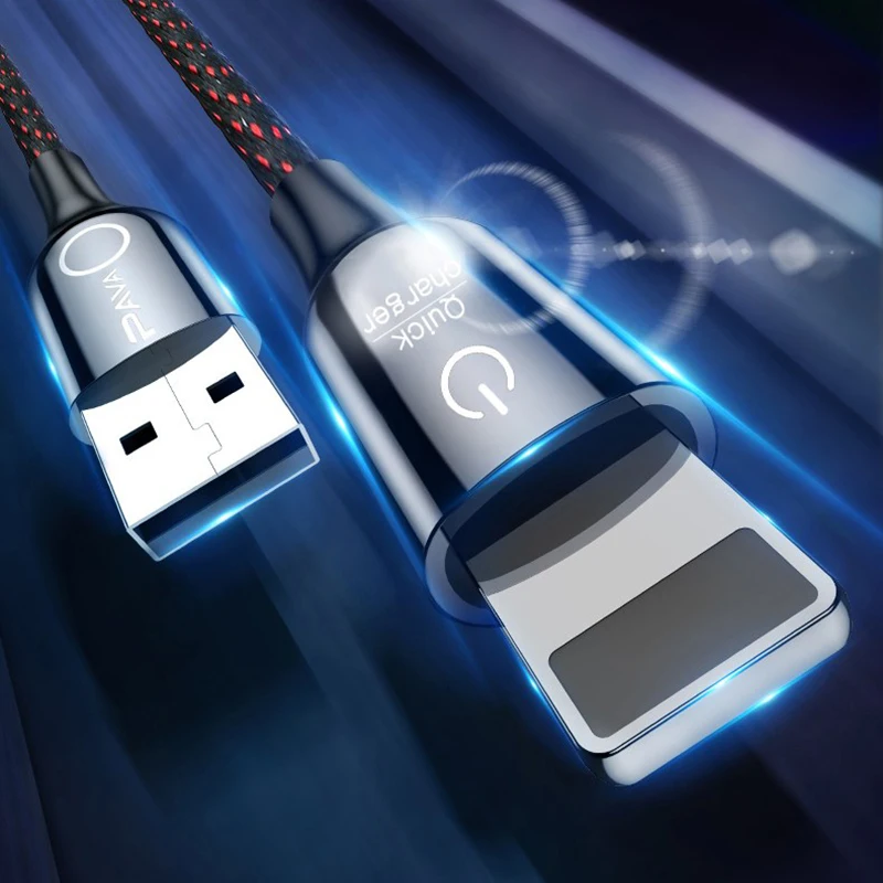 2.4A For Apple USB Charging Data Cable 1M iPhone X 7 6 8 6S 5S Plus XS MAX XR iPad Mini IOS 12 Pin Fast Charge | Мобильные телефоны
