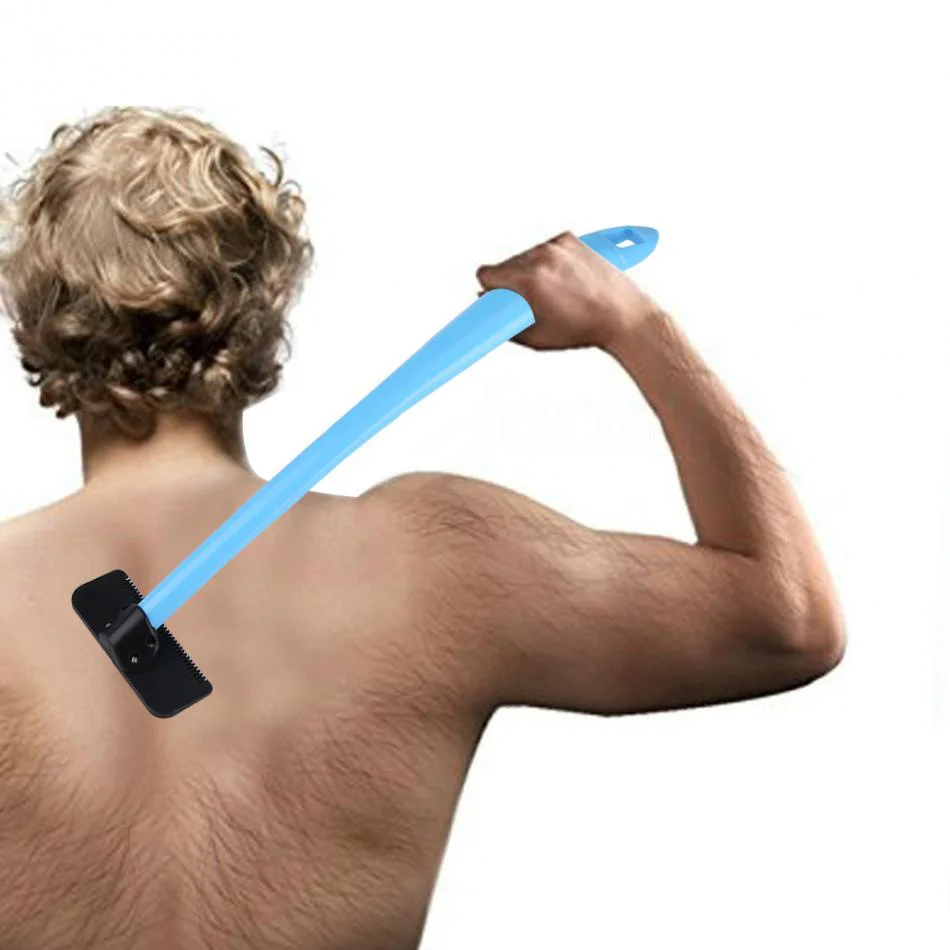 2 парикмахерских бритва для задней части ног самодельная с длинным рукавом и