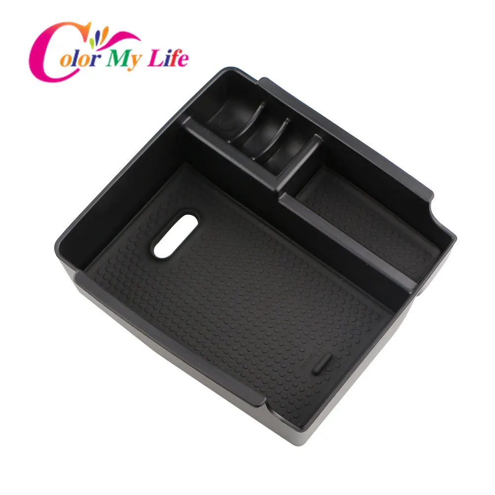 

Color My Life for Hyundai Creta Ix25 Central Armrest Box Suitcase Storage Holder Tray Container Box Clapboard Auto Accessories