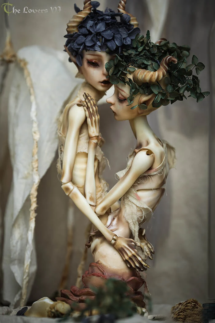 HeHeBJD влюбленные фигурки из смолы масштаб 1/4 голова стенд с головкой - купить по