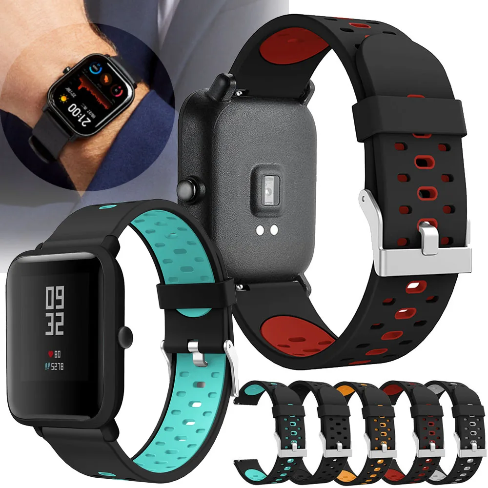 Сменный силиконовый ремешок для часов Huami Amazfit GTR GT2 42 мм спортивный браслет 20