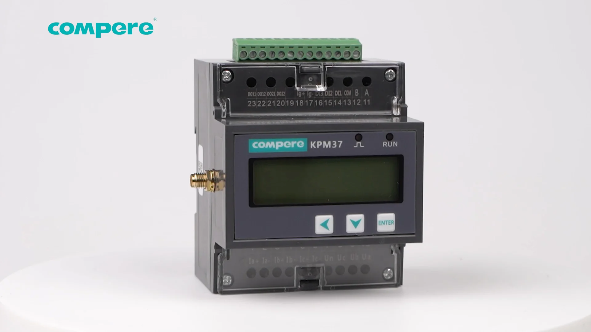 Двухисточник связи Modbus RTU MQTT Монтаж на DIN-рейку 3-фазный умный измеритель энергии |