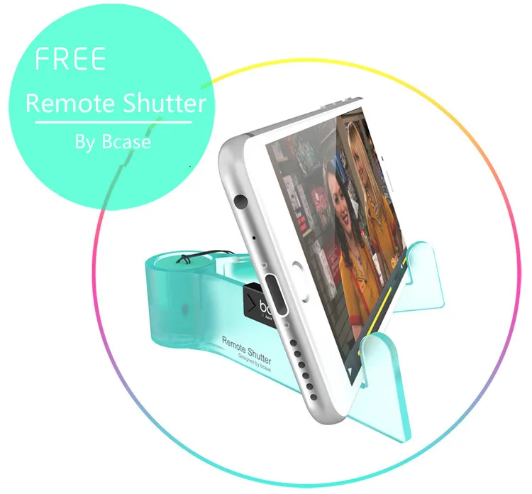 Модный Цветной пульт дистанционного спуска затвора с управлением через Bluetooth