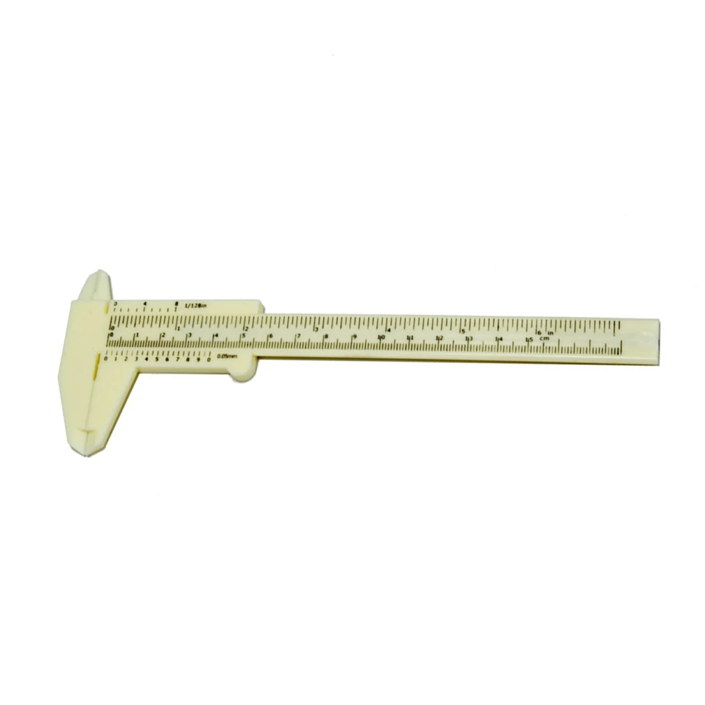 

6 Inch Mini Plastic Sliding Vernier Caliper Gauge 0 To 150mm Measuring Tool Home Outdoor Used Mini Ruler