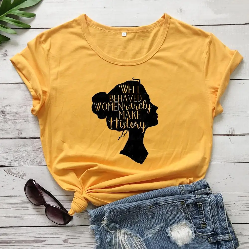 Женская футболка хорошего качества Модная хлопковая Повседневная винтажные