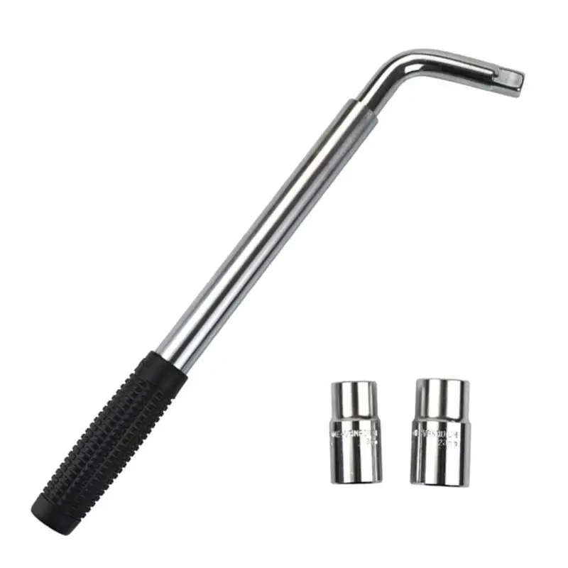 

Adjustable Extendable Wheel Lengthened Socket Wrench Lugs Tire wrench Brace Tire Changing Tool Set for Removing Spare F19A