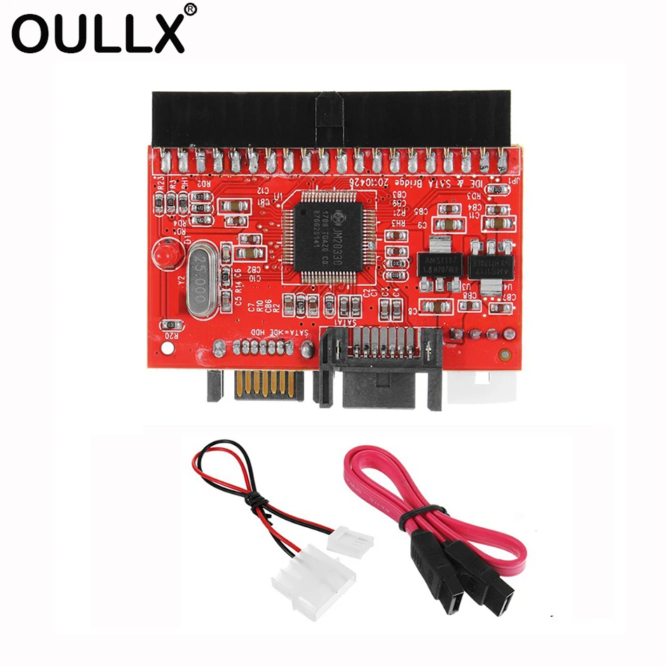 Конвертер OULLX 2 в 1 IDE SATA/адаптер SATA 3 5 дюйма 40 контактный для DVD CD HDD двунаправленный