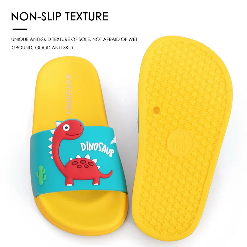 

Litthing Kids Slippers Top Quality Cute Baby Home Slippers Children Shoes Breathable Non-slip Boys Girls Sandals Toddler Shoes