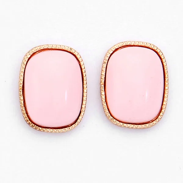 1 пара Модные женские милые шикарные розовые белые ювелирные изделия серьги