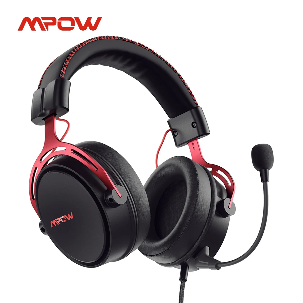 

Mpow Air SE PS4 Gaming Headset 3D Surround Sound Wired Headphones with Noise Cancelling Microphone for PS4 PS5 Xbox One Switch