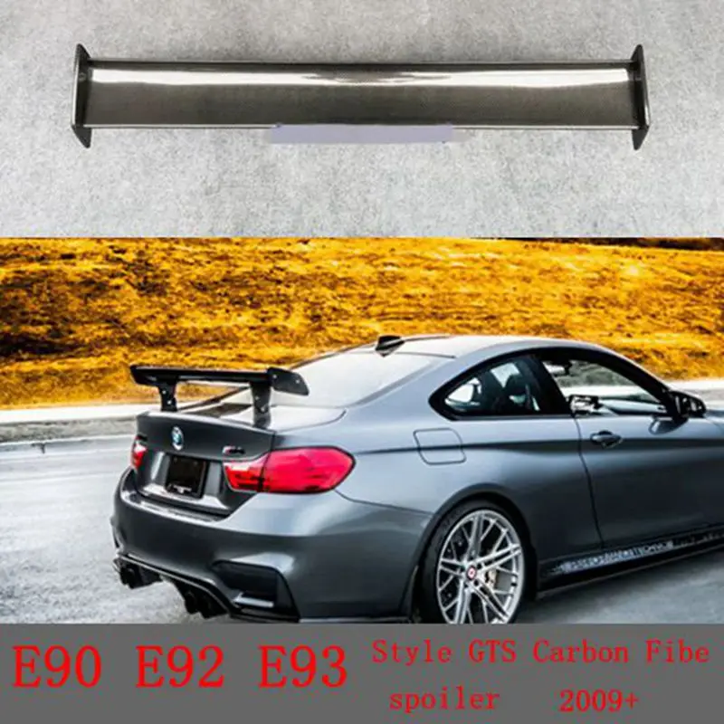 Задний спойлер из углеродного волокна/ФАП для BMW 1M M3 E82 E87 E90 E92 E93 F30 F10 Revozport Style GTS 2009