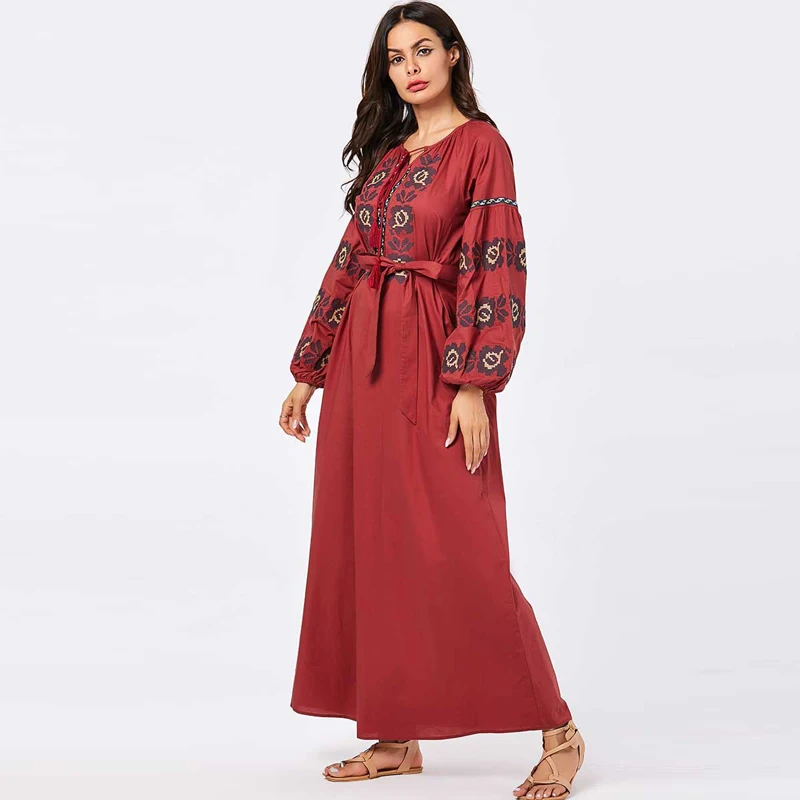 Vestidos Abaya Turkey Islam Arab Muslim Maxi Dress Caftan Dubai Arabe Kaftan Robe Longue Djelaba Femme Musulman De Mode Maroc |
