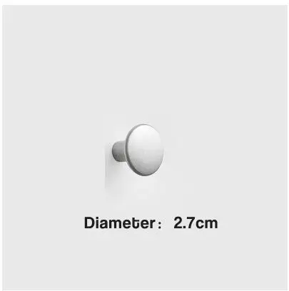 S aluminum Настенные крючки для халатов черные масляные бронзовые латунные крючки для пальто из твердой меди роскошные черные аксессуары для ванной комнаты - Цвет: S aluminum