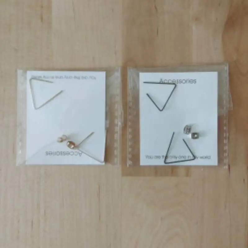 Серьги-гвоздики в европейском стиле для мужчин и женщин Простые открытые