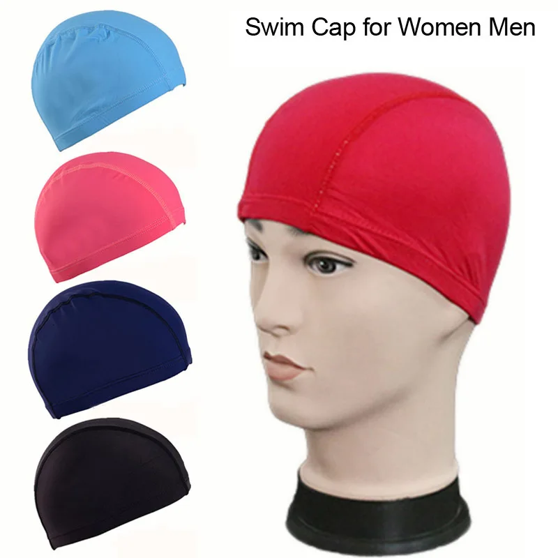 Эластичные уши длинные волосы спортивная шапочка для плавания в бассейне