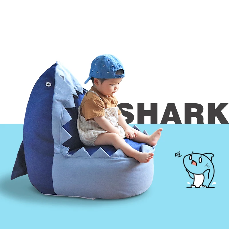 Детский ленивый диван Babyinner милые сумки в виде акулы и бобов кресла с татами