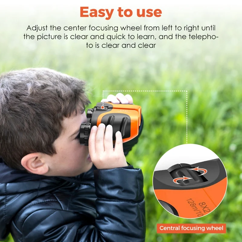 Mini Binoculars for Kids HD 8X21 Compact Telescope Gift Toys Children Portable Scope Angle Zoom | Инструменты