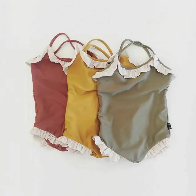 

Kids Baby Girls One-Piece Bikini Set Swimsuit Swimwear Bathing Suit Beachwear