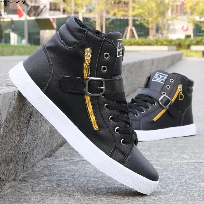 Для Мужчин's Повседневное Скейтбординг обувь высокие кроссовки спортивная