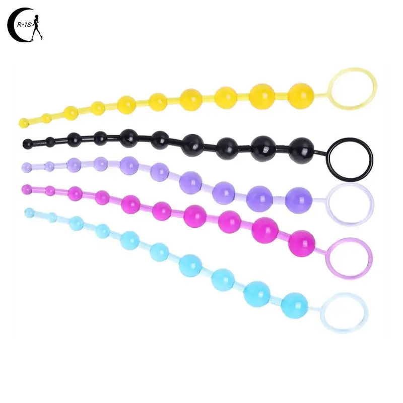 Мягкие Силиконовые анальные шарики Анальная пробка интимные игрушки для