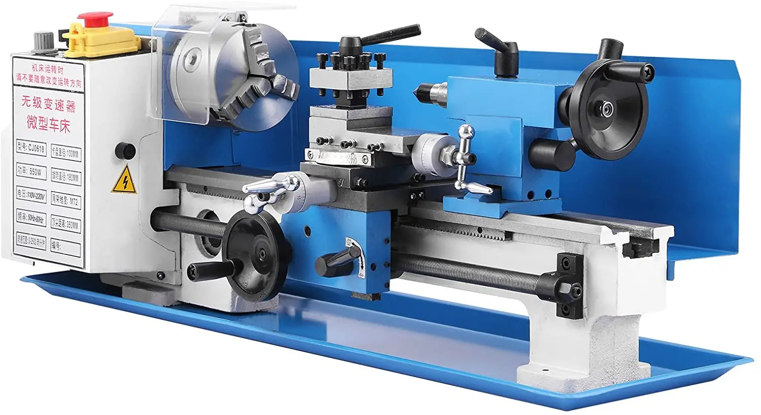 

550 Вт токарный станок для металла 7x14 дюймов точный инструмент мини токарный станок с переменной скоростью 2500 об/мин мини токарный станок для...