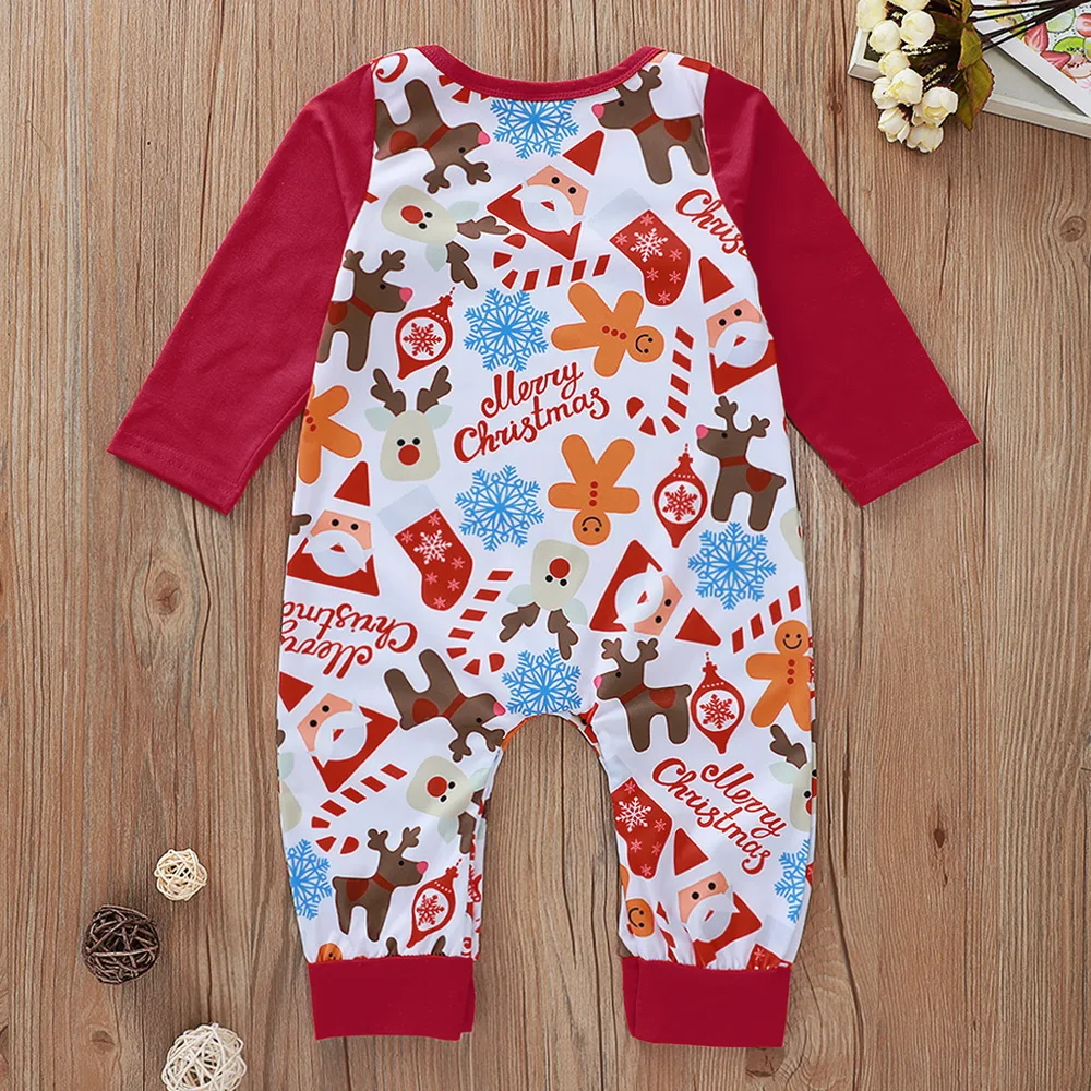 Детский комбинезон с рождественским изображением лося имбирного человека