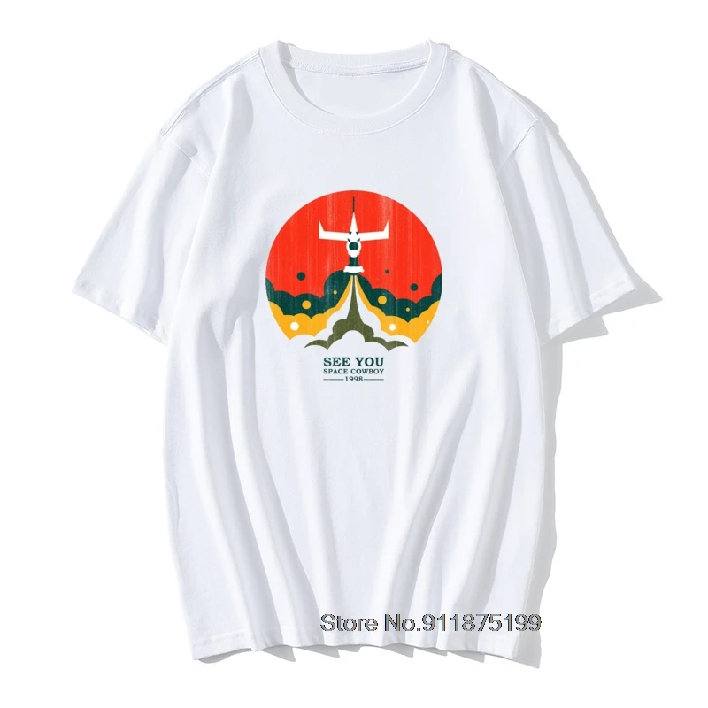 

Men's T Shirt Cowboy Bebop See You Space Cowboy Childhood Memory Mens Tshirt Vintage Clothes Humorous Male Tops Tees
