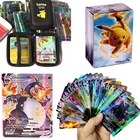 Версия Vmax GX на английском языке с держателем карт памяти с 50 емкостью для Pokemon, Жесткий Чехол для доски Pokemon GO Pikachu