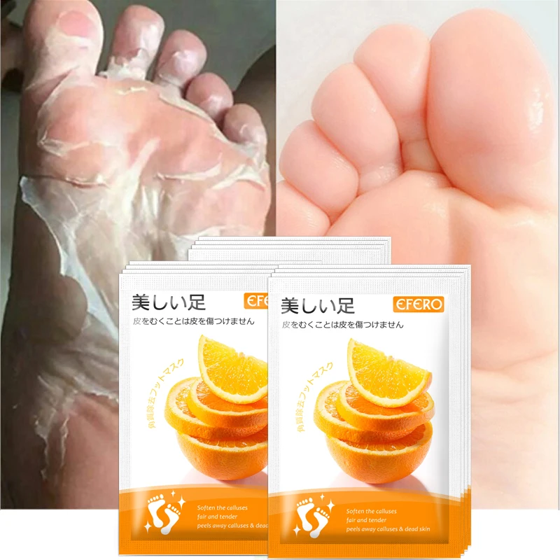 

10pack Exfoliating Foot Mask for Legs Nourishing Dead Skin Remover Peeling Feet Patch Whitening Calluses Exfoliating Foot Socks