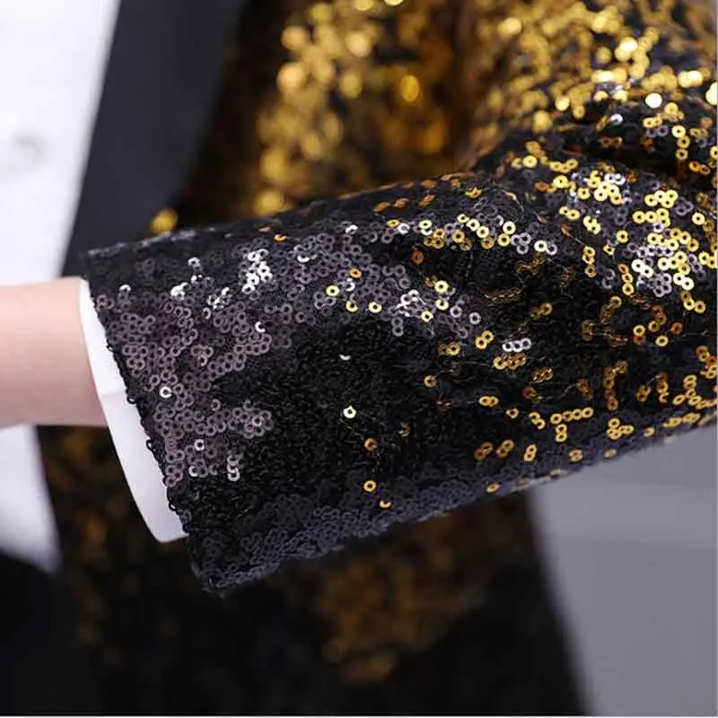 Черный блейзер с градиентом для мальчиков детский Блейзер Официальный Свадебный