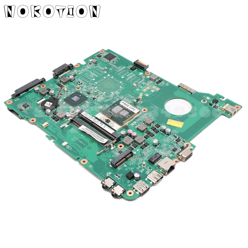 NOKOTION материнская плата для ноутбука acer Emachines E732 E732Z основная плата HM55 UMA DDR3 MBNCA06001 DA0ZRCMB6C0 Бесплатный процессор