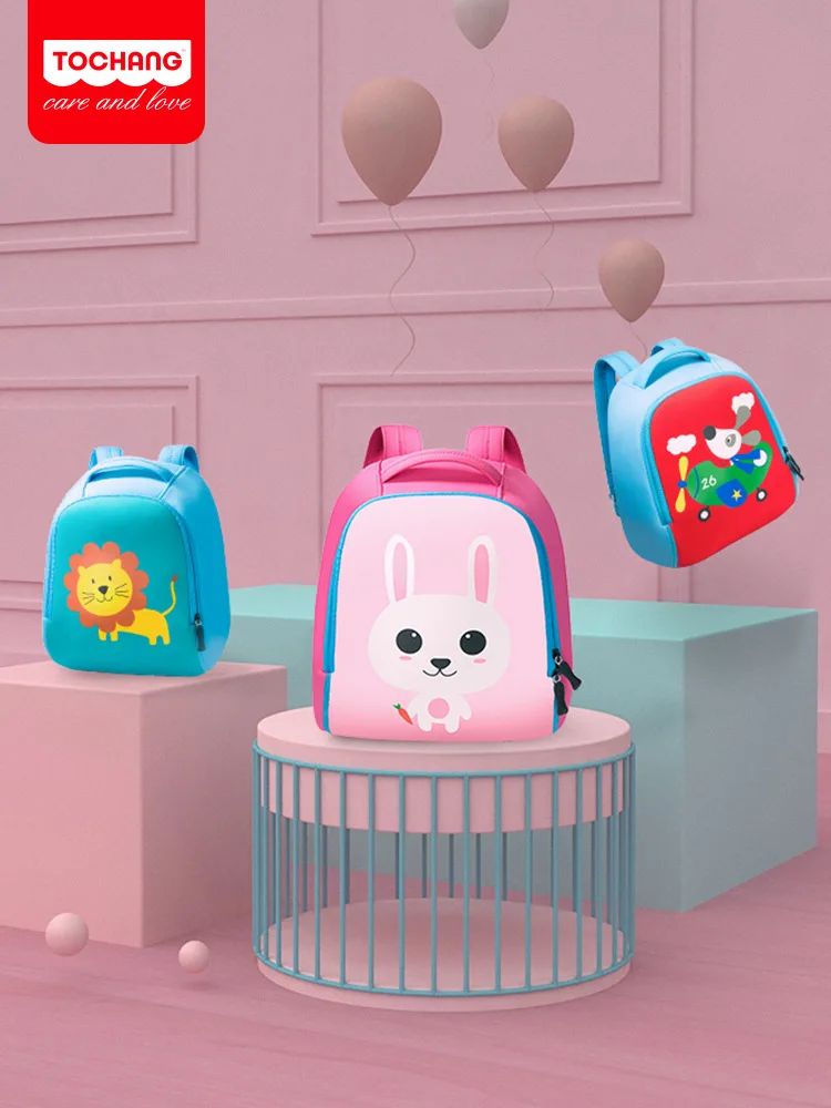 Детские школьные портфели с мультипликационным Кроликом сумки на плечо из
