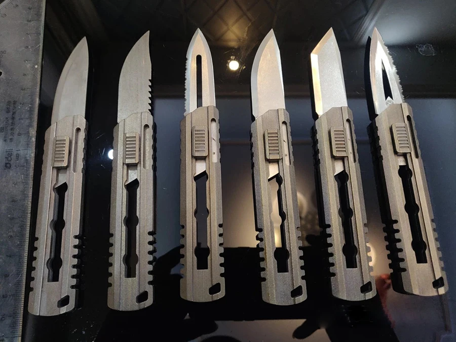 Универсальный нож из титанового сплава держатель для лезвия без | Инструменты