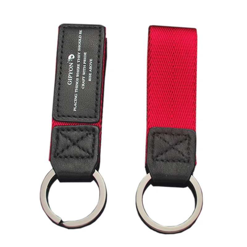 Кожаное кольцо для автомобильных ключей креативный подарок с логотипом