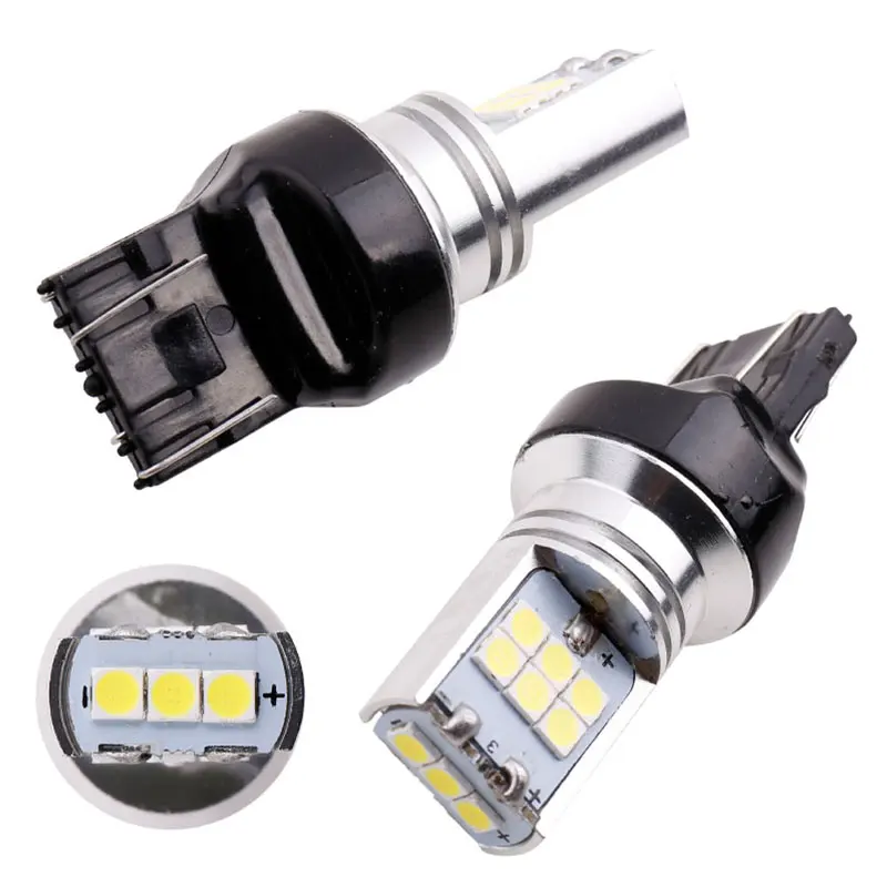 2 шт. BA15S P21W 7443 светодиодный 1157 BAY15D P21/5W Canbus 21W W21/5W T20 3030 15 Switchback для стоп светильник
