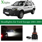 Автомобильные Лампы X светильник s для Ford Escape 2001, 2002, 2003, 2004, светодиодные фары ближнего и дальнего света, фары Canbus, аксессуары