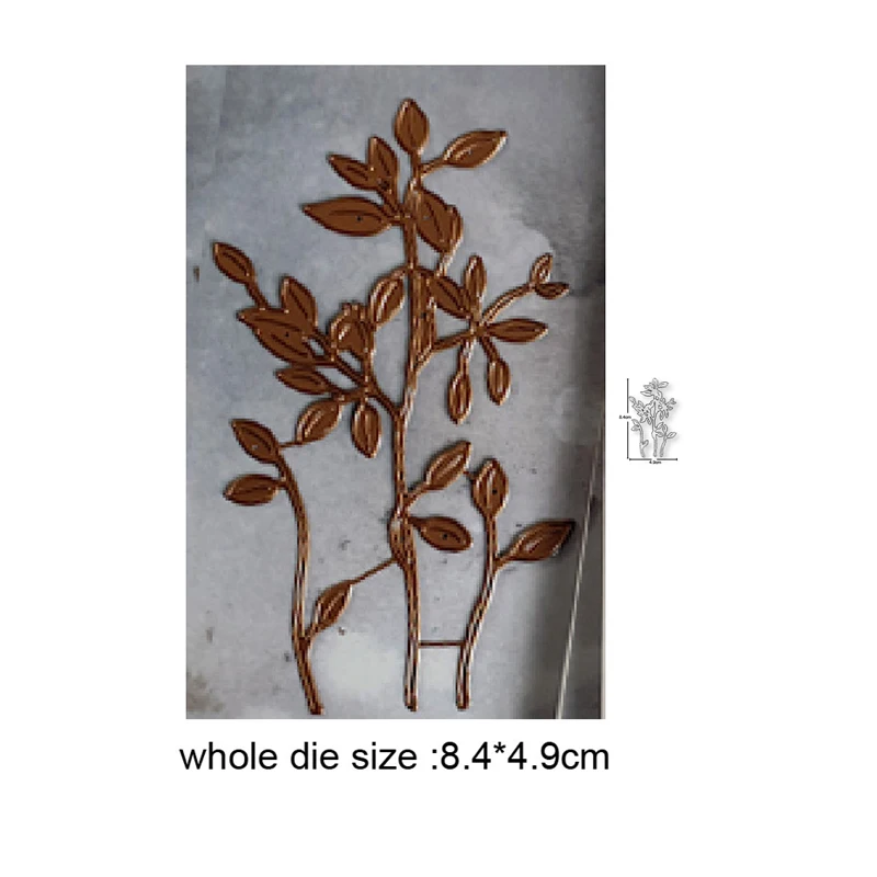 

leaves branch Metal Cutting dies Scrapbooking Craft Die Cuts diy album Emboss Decoration Paper art Card make Stencil